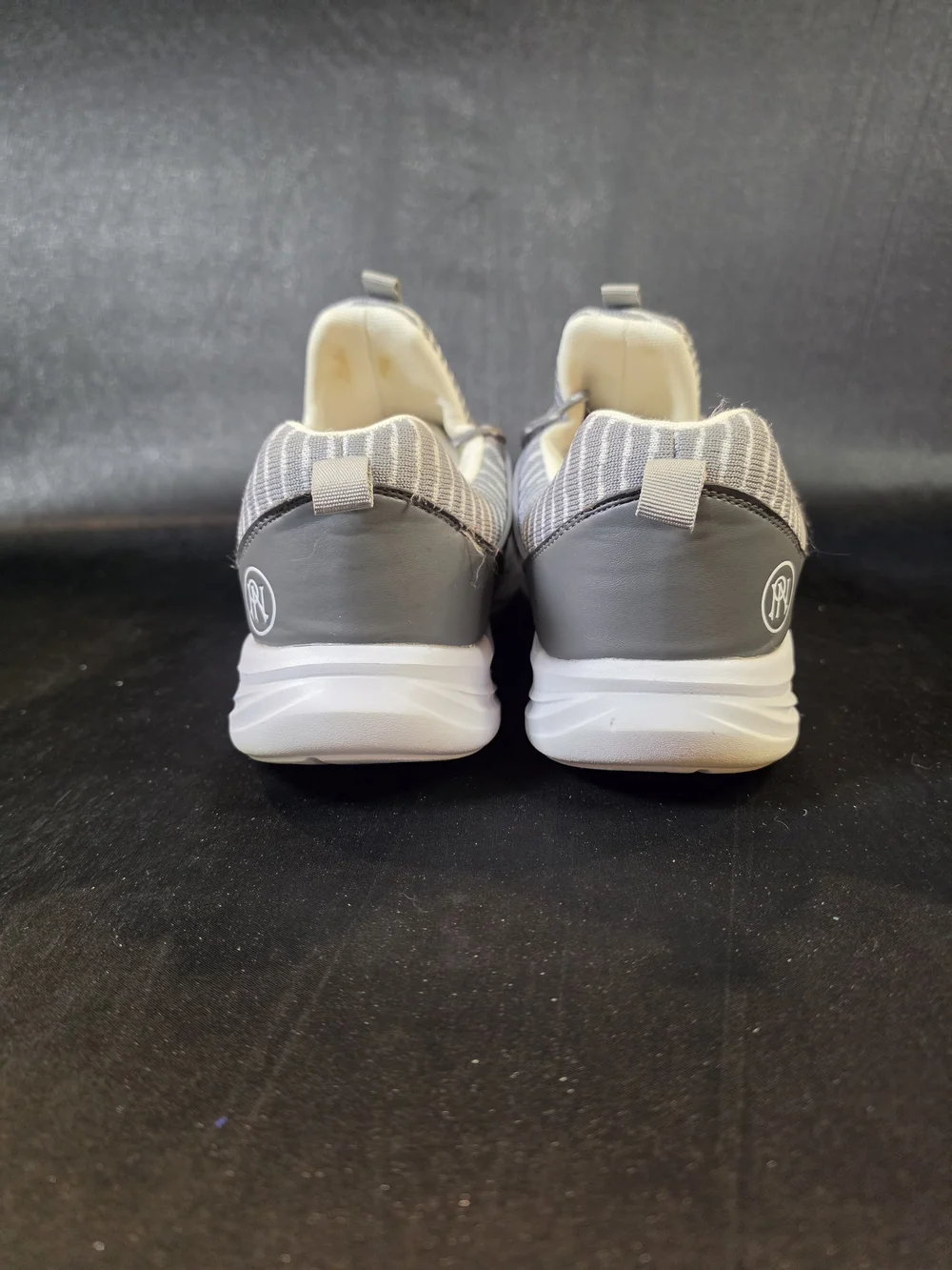 Men's Parish Gray Knit Athletic Running Sneakers Lace Up Shoes Size 11